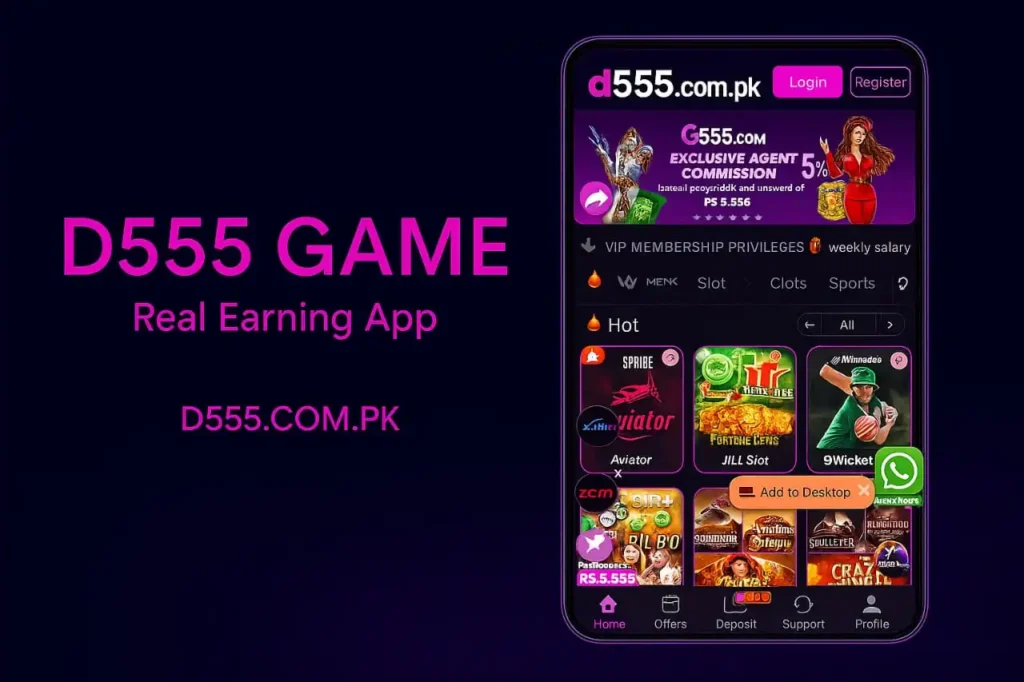 D555 Download Real Earning App