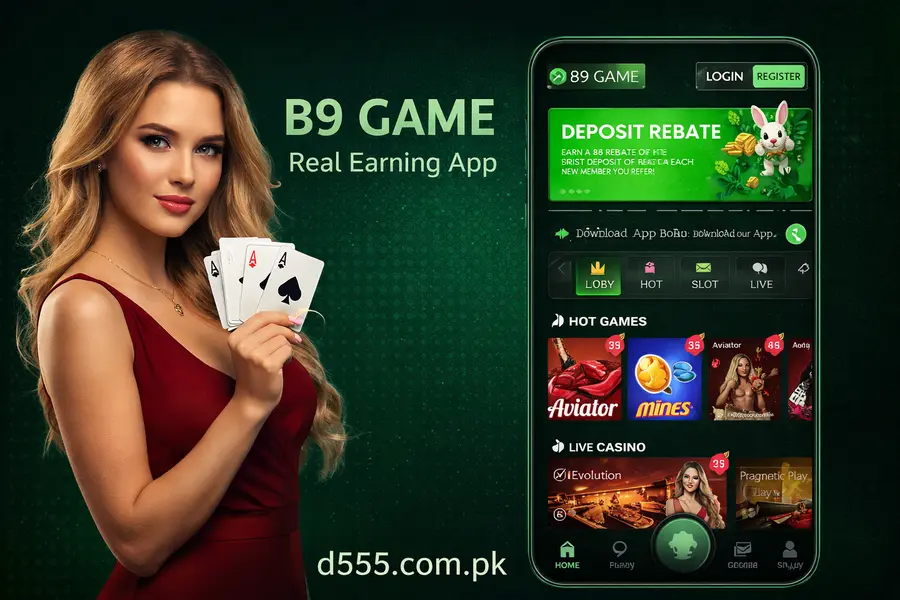 B9 Game Bet Download (Real Eaning Game) in Pakistan