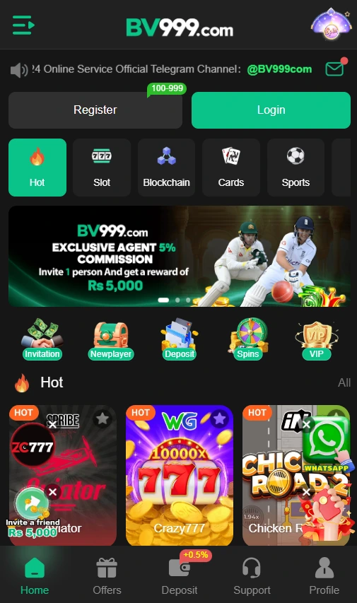 BV999 Login App (Real Earning App) in Pakistan