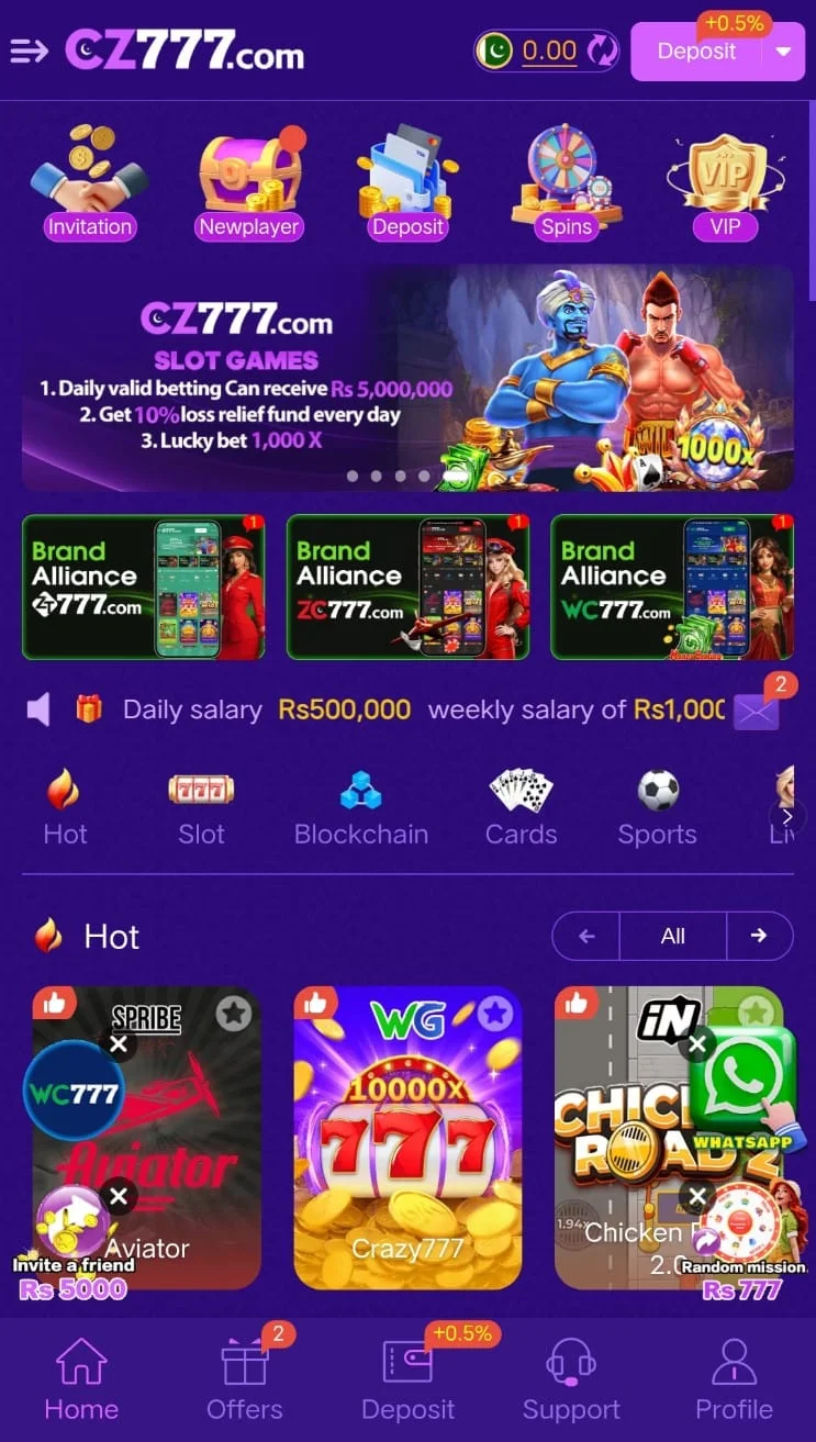 CZ777 App Download Earning Game