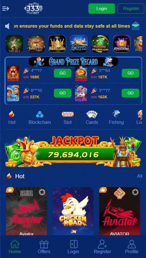 J33 Bet Download Real Earning App