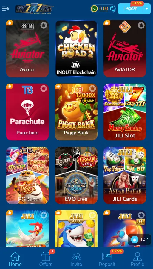 Real 2026 Earning App (SK777 Bet) Download in Pakistan