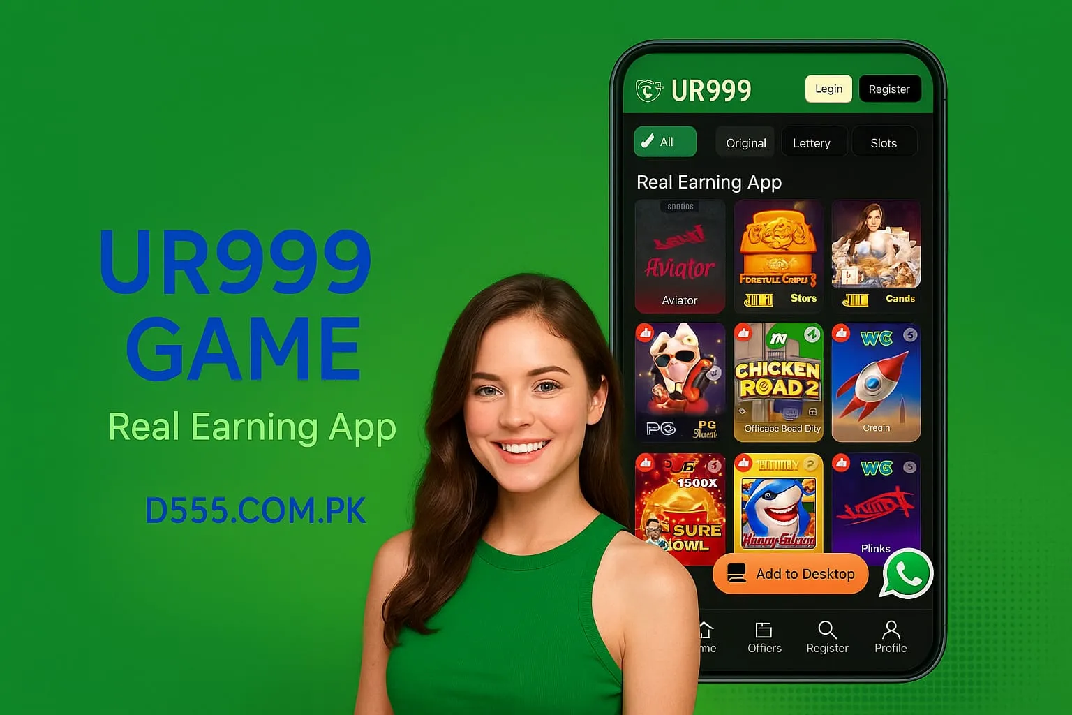 UR999 Download Real Earning App in Pakistan