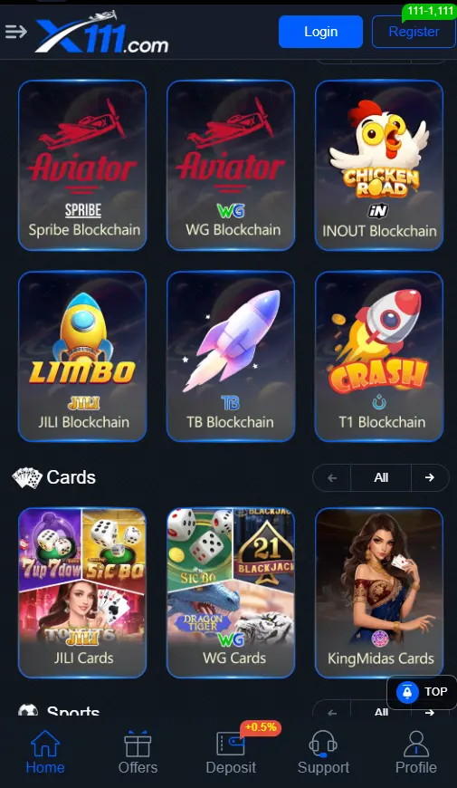X111 Casino Game Download (Real Money Game) in Pakistan