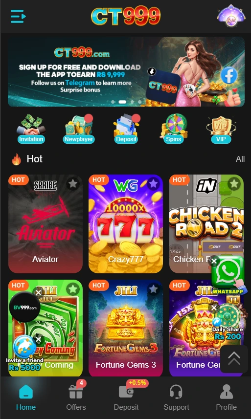 CT999 Casino Game Download (Trusted Earning App)