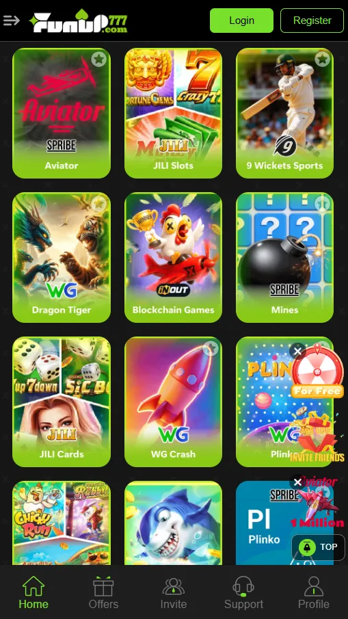 FUNUP777 Casino Game Download (Real Earning App)