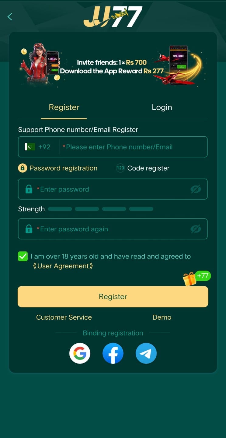 JJ77 Login (Real Earning App) in Pakistan 2026
