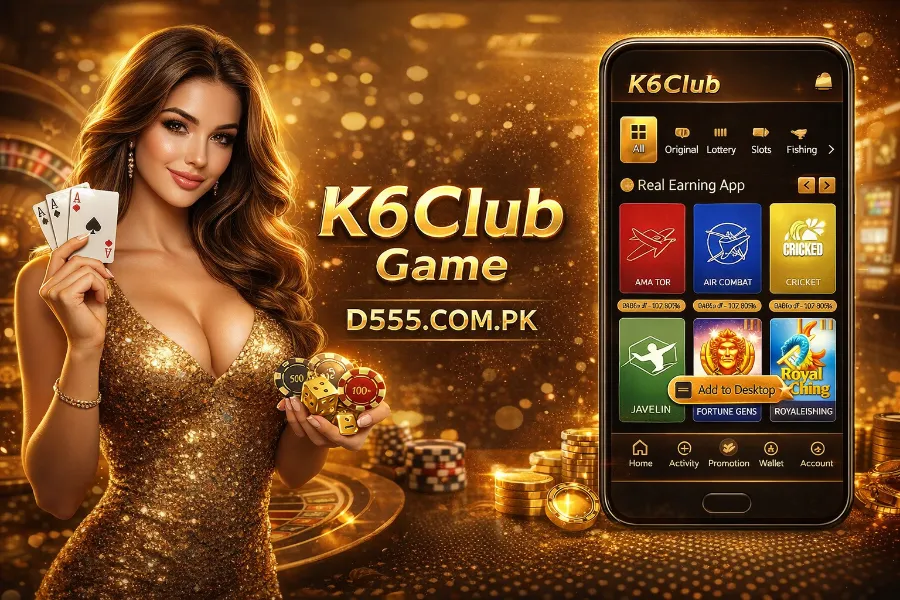 K6Club Download (Real Earning App) in Pakistan