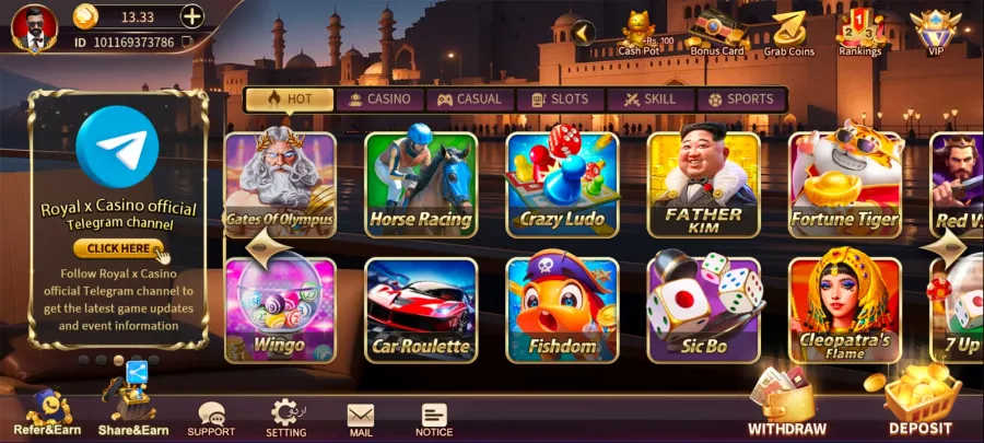 King X Casino Bet Download (Earning App)