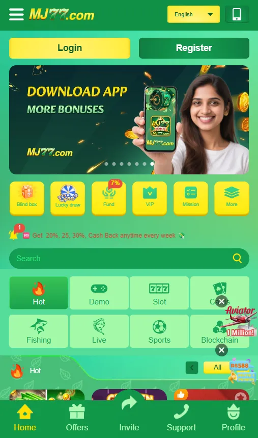 MJ77 Bet Game Download (Real Earning Platform) in Pakistan