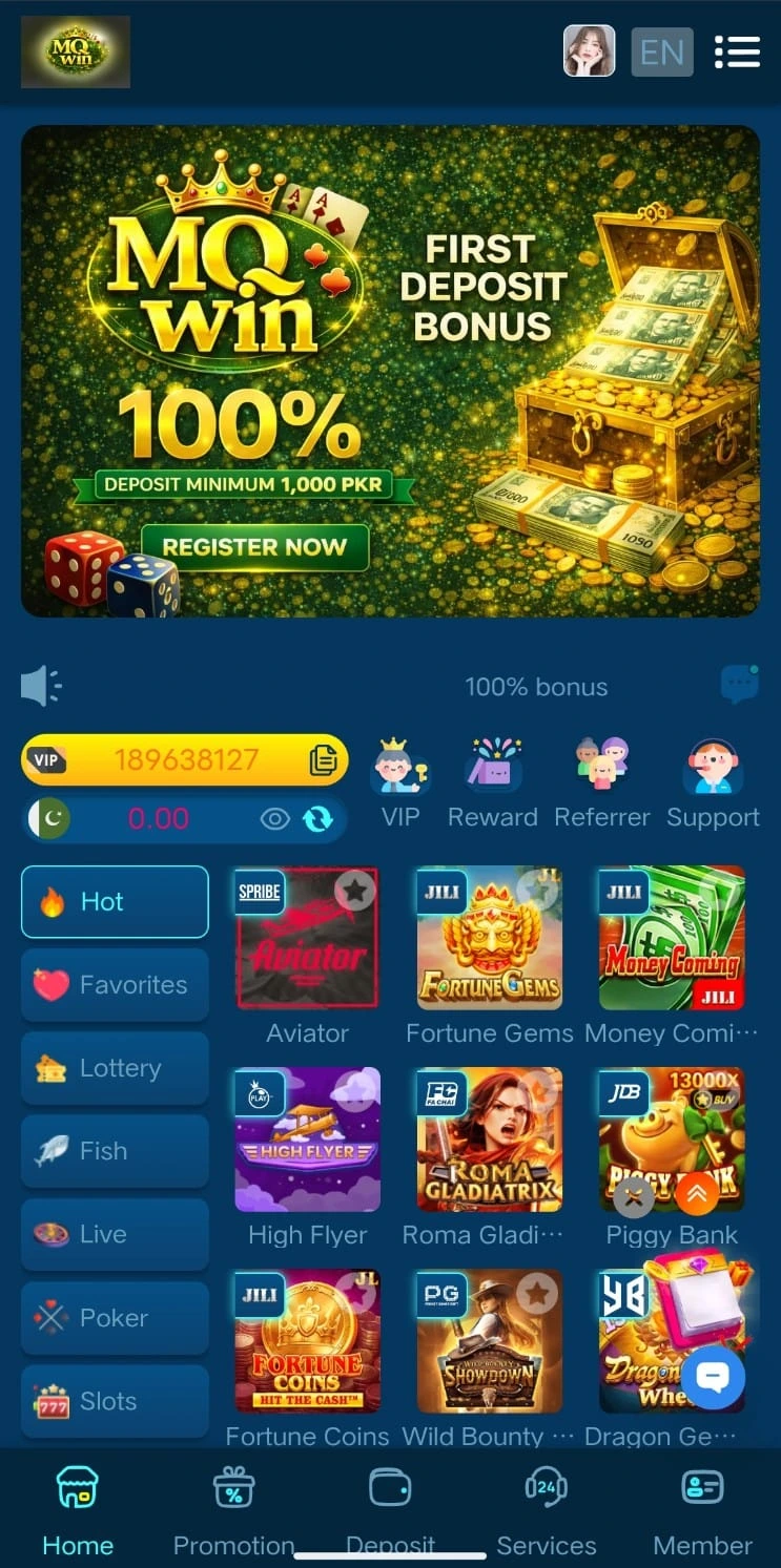 MQwin Bet Game Download (Online Earning App) in Pakistan