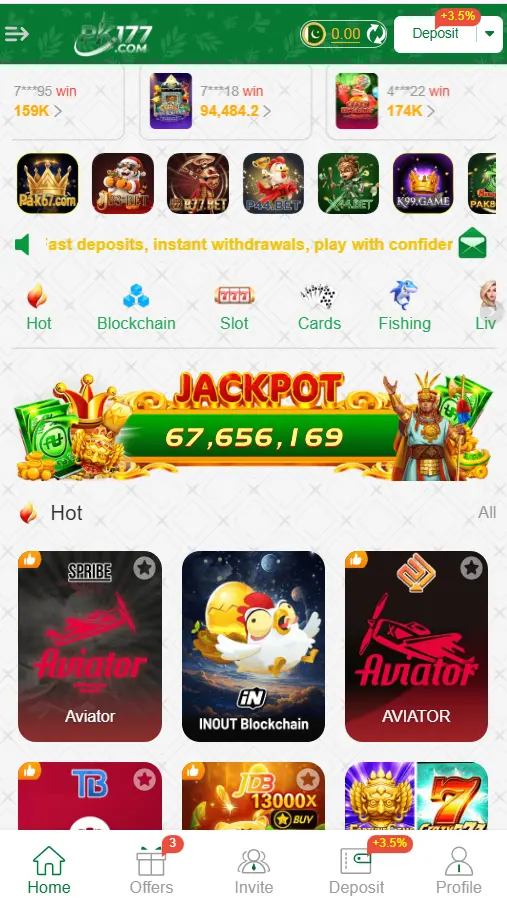 PK177 Casino Game Download (Real Earning App)