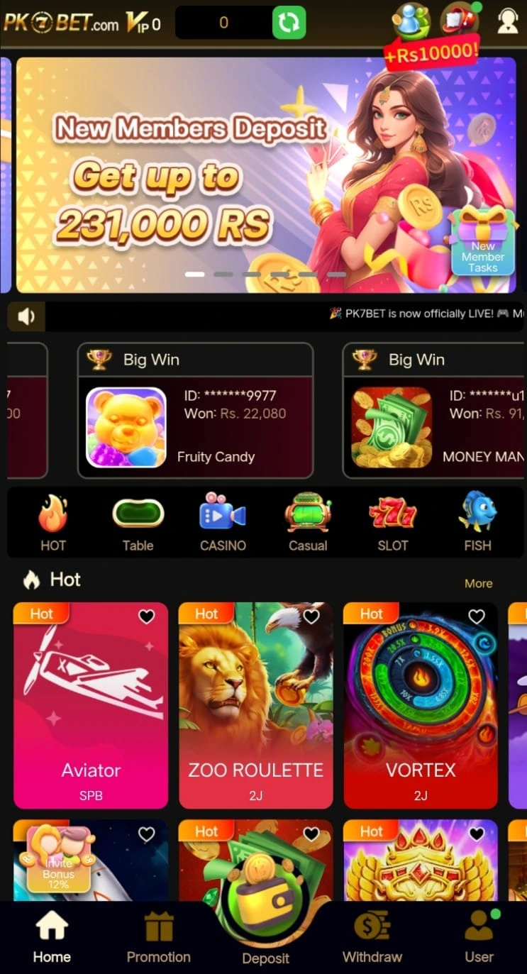 PK7BET App Download (Real Earning Game) in Pakistan
