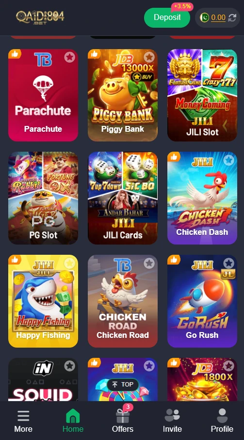 Qaidi 804 Casino Download (Real Earning App) in Pakistan