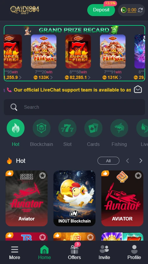 Qaidi 804 Login Real Earning App) in Pakistan