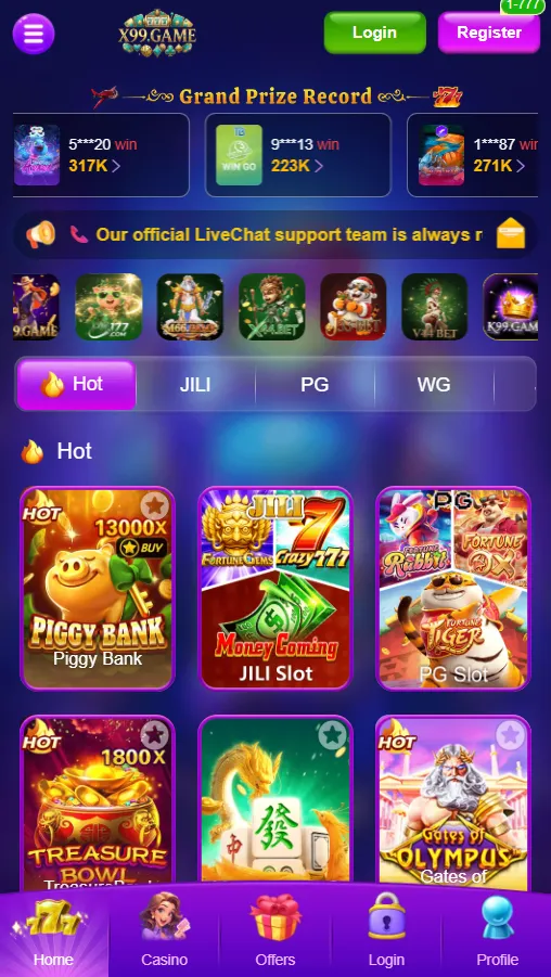 X99 Casino Game Download (Real Earning App) for Android