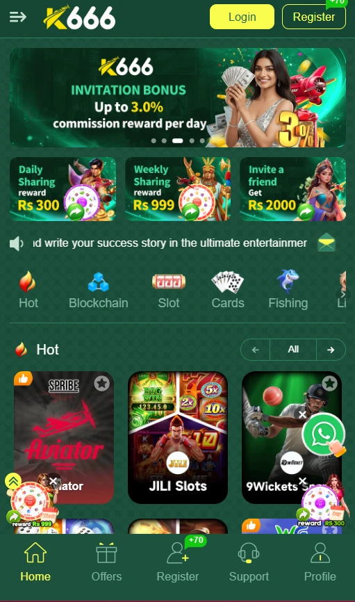 666K Bet Game Download (Real Earning App)