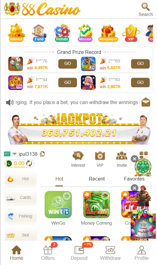 88 Casino App Download for Android in Pakistan