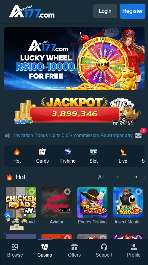 A 177 Bet Game Download Real Earning App in Pakistan