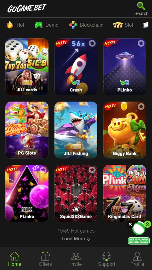 GoGame Game Categories