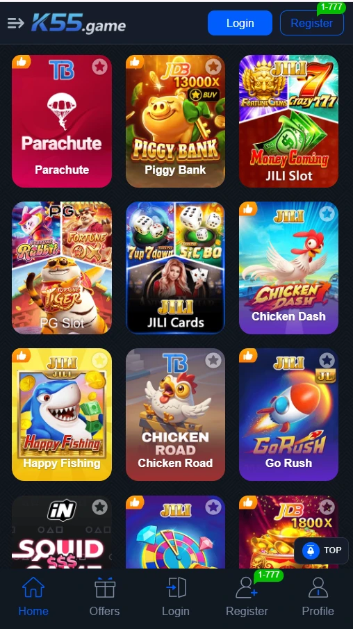 K55 Bet Game Download (Online Earning App) in Pakistan