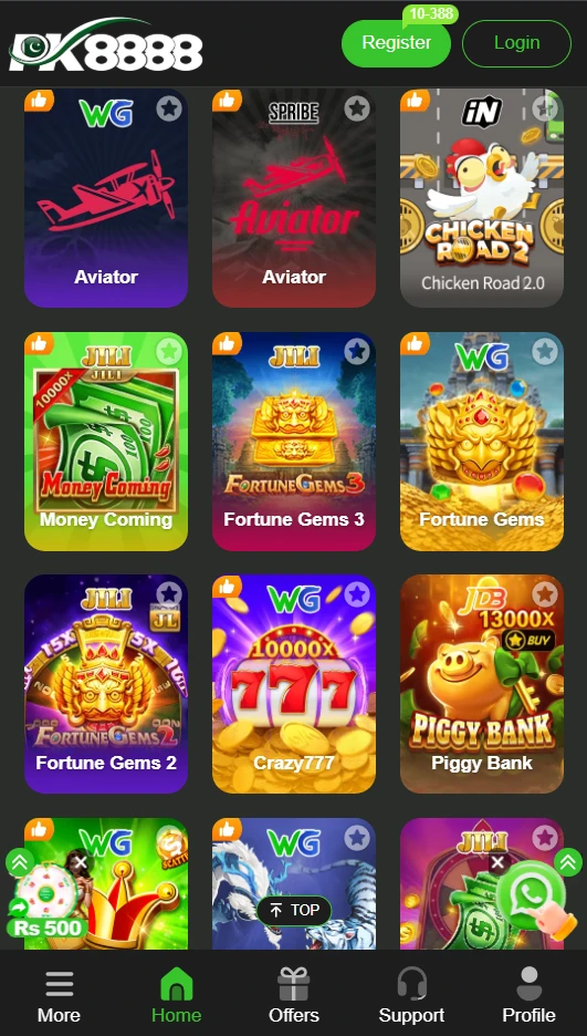 PK8888 Casino Game Download (Online Earning) in Pakistan
