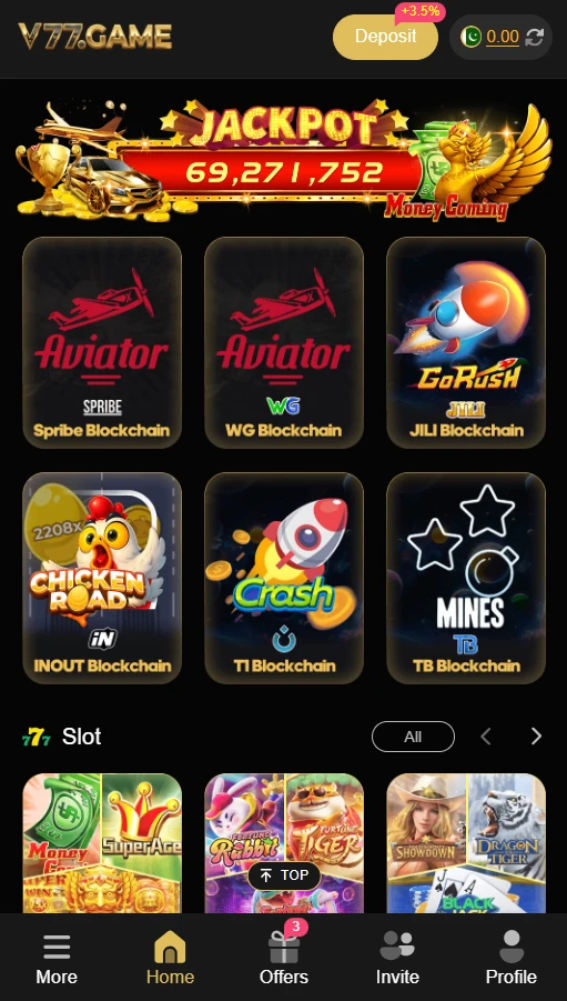 V77 Casino Game Download (2026 Earning App) for Android