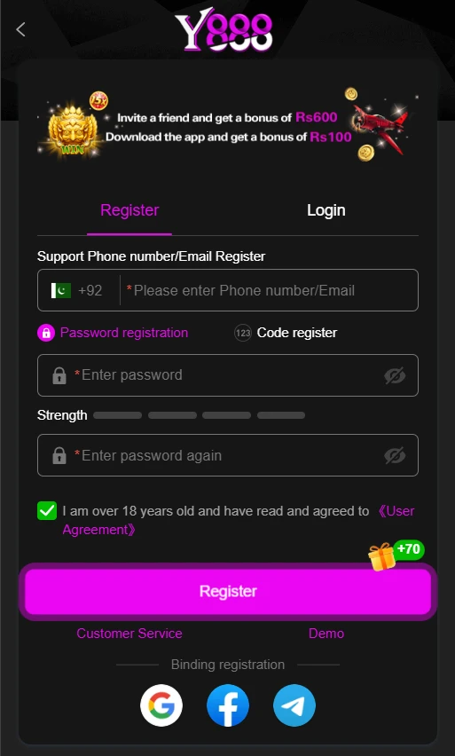 Y888 Login App (Online Earning)