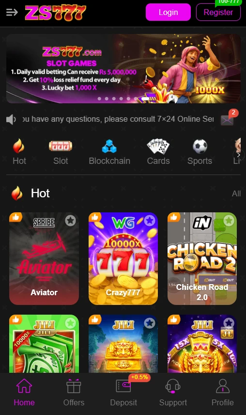 ZS 777 Bet Game Download (Trusted Earning App) for Android