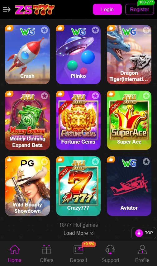 ZS 777 Casino Game Download (Real Earning App) in Pakistan
