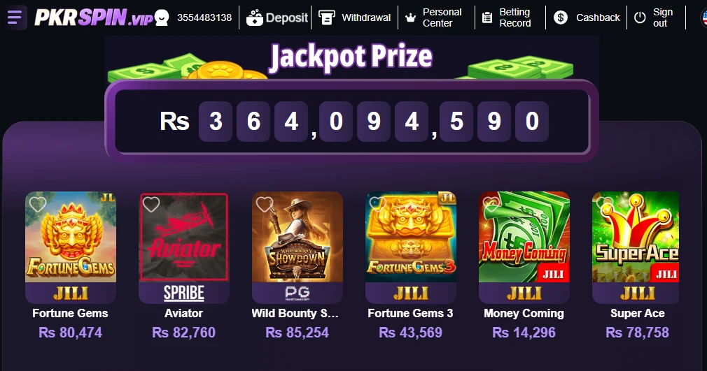 PKRSPIN Game Categories